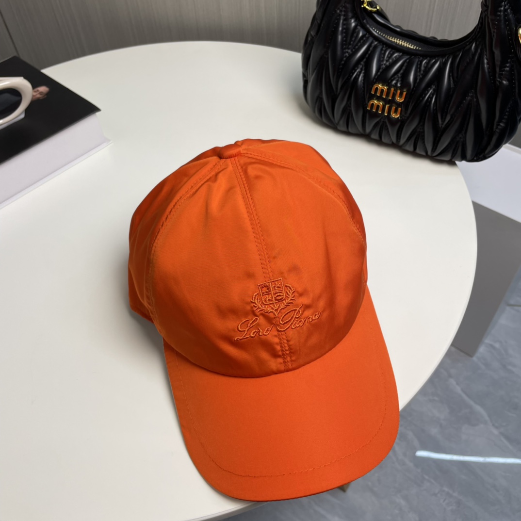  Loro Piana(诺悠翩雅) 专柜羊毛材质  新款高版本棒球帽，大牌同步，超好搭配，出货！