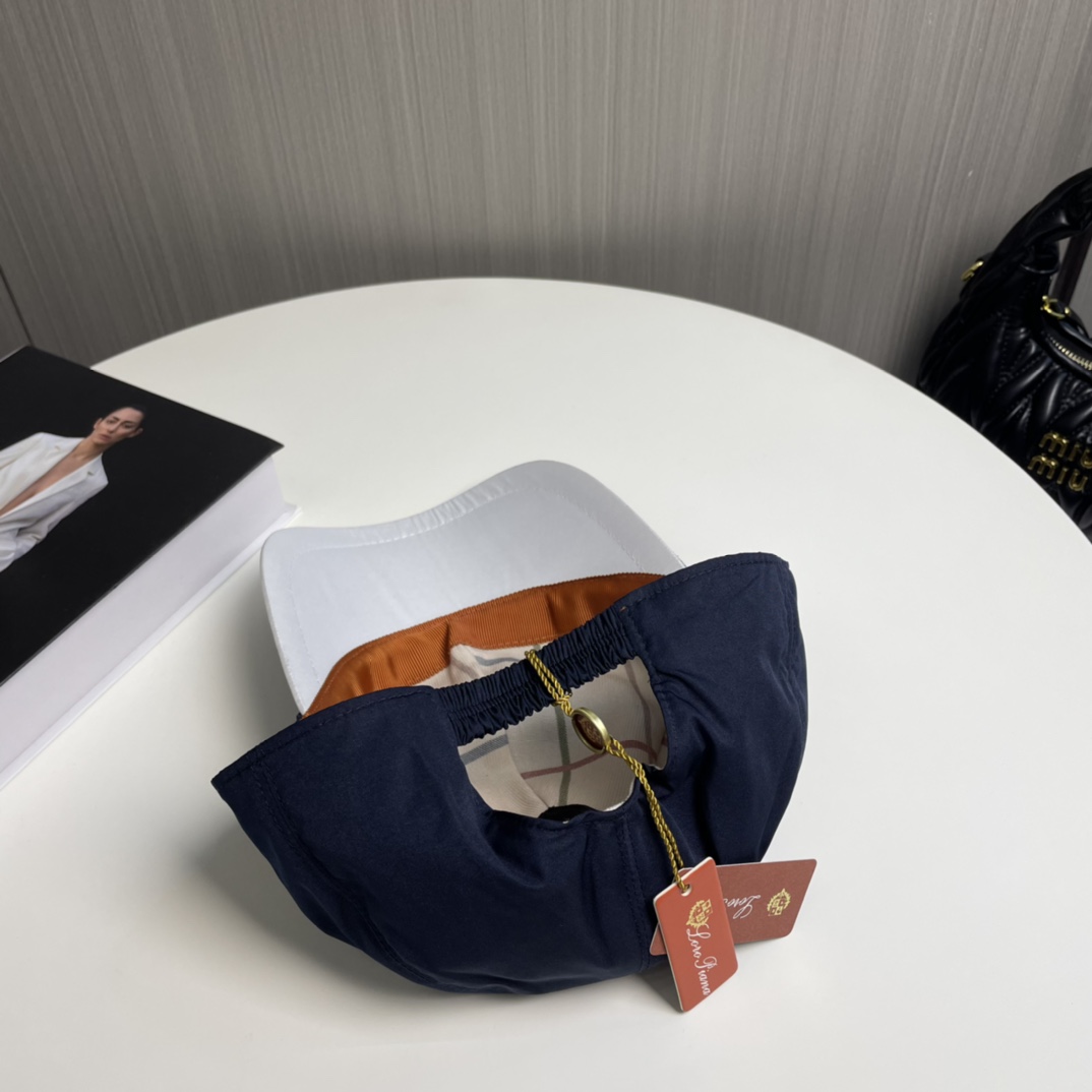  Loro Piana(诺悠翩雅) 专柜羊毛材质  新款高版本棒球帽，大牌同步，超好搭配，出货！