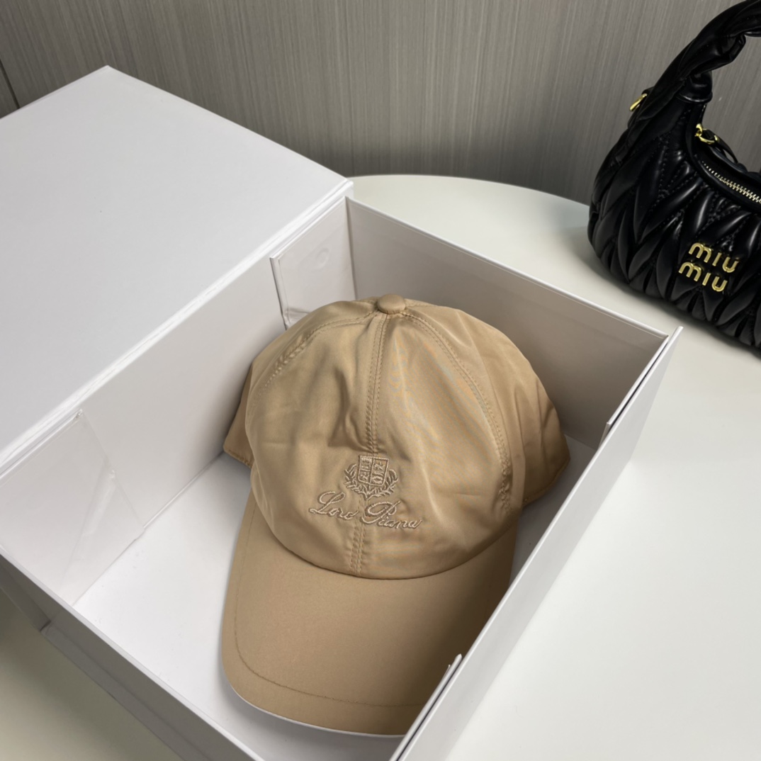  Loro Piana(诺悠翩雅) 专柜羊毛材质  新款高版本棒球帽，大牌同步，超好搭配，出货！