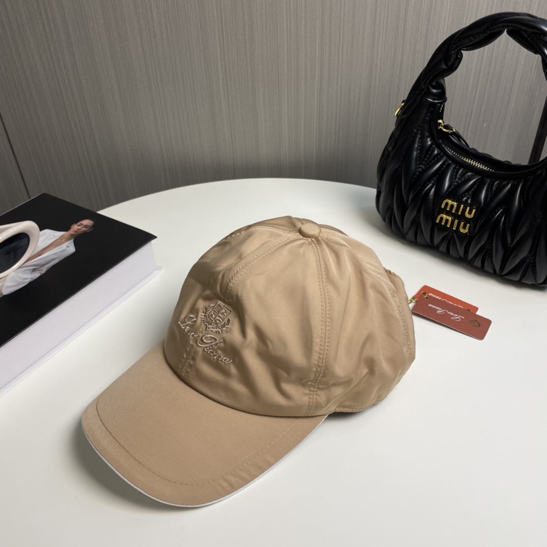  Loro Piana(诺悠翩雅) 专柜羊毛材质  新款高版本棒球帽，大牌同步，超好搭配，出货！