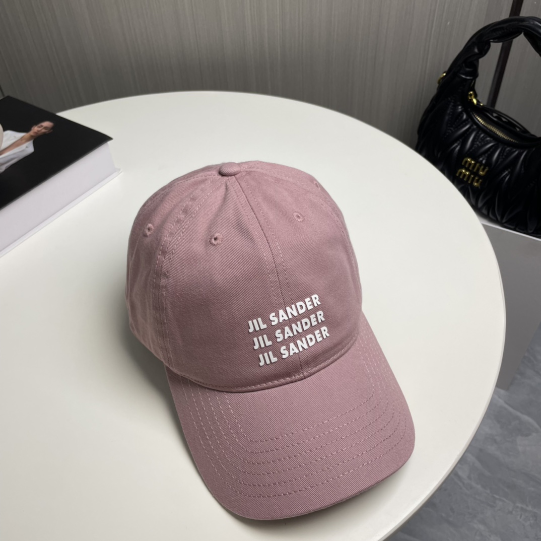 Jil Sander’s Visionary Pure Cotton Baseball Cap with Colored Eye - 图片 5