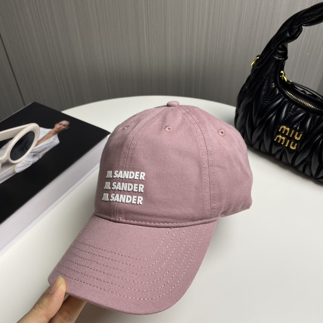 Jil Sander’s Visionary Pure Cotton Baseball Cap with Colored Eye - 图片 2