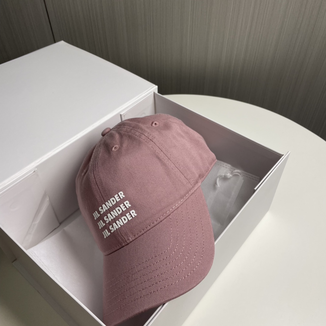 Jil Sander’s Visionary Pure Cotton Baseball Cap with Colored Eye - 图片 8