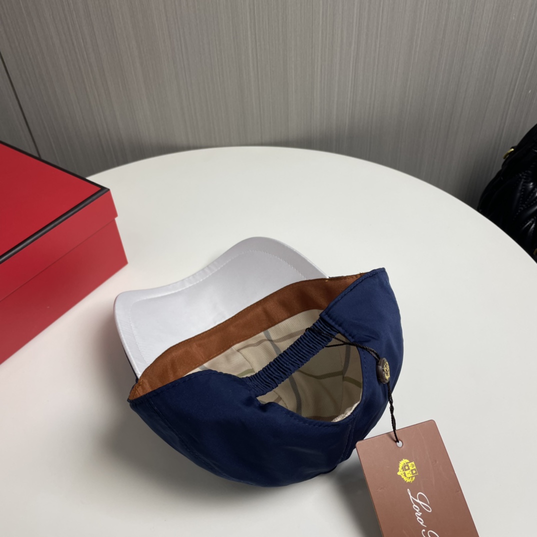 P80 Loro Piana, new, high-quality baseball caps, big synchronous, perfect match - 图片 3