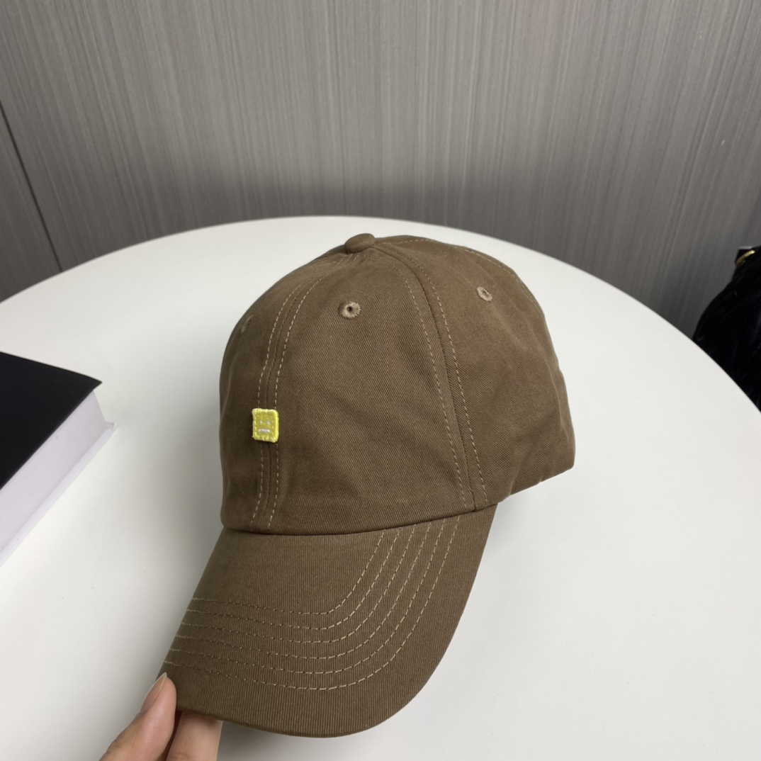 Fashionable Unisex Baseball Caps with Smiley Face Emblem - 图片 2