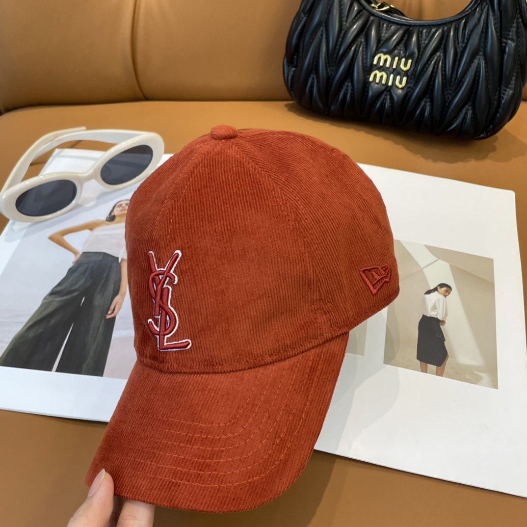 YSL St. Roland Baseball Cap: Simple Leisure Style with Fine Embroidery - 图片 2