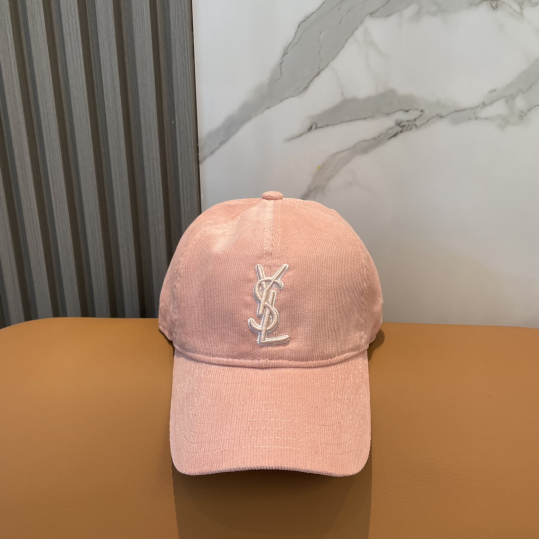 YSL St. Roland Letter Embroidered Baseball Cap: Simple Leisure Cowboy Style. - 图片 9
