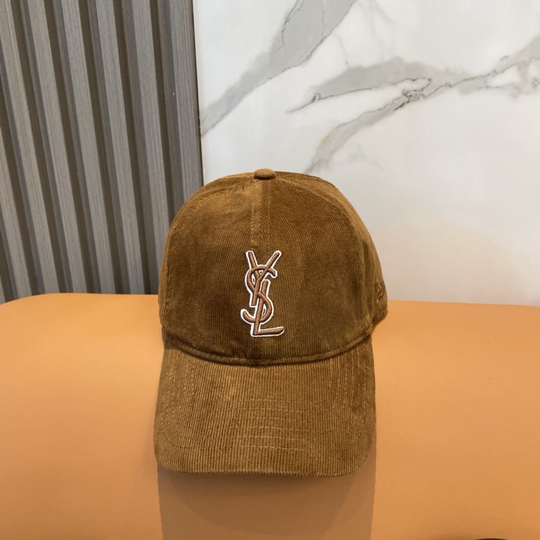 YSL St. Roland Letter Embroidered Baseball Cap: Simple Leisure Cowboy Style Hat - 图片 9