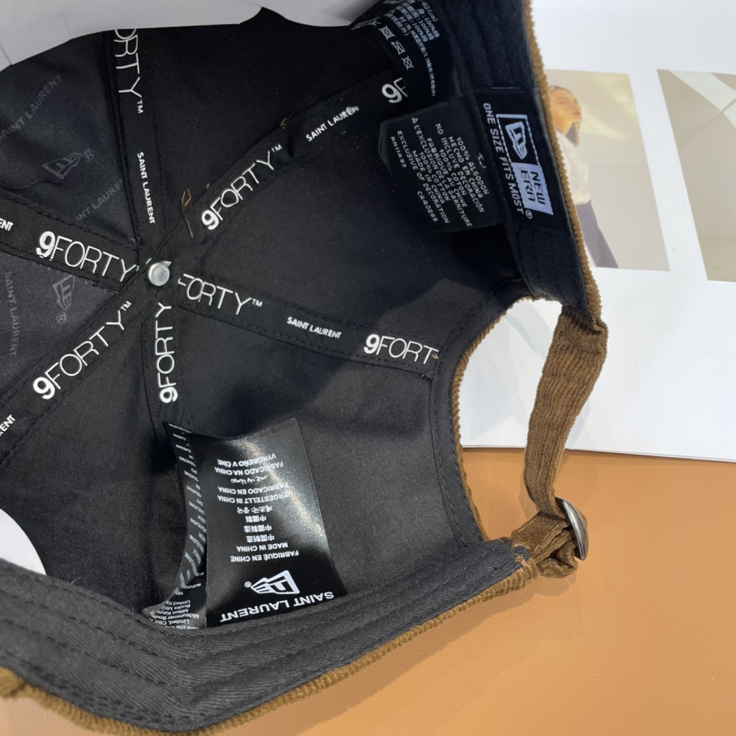 YSL St. Roland Letter Embroidered Baseball Cap: Simple Leisure Cowboy Style Hat - 图片 7