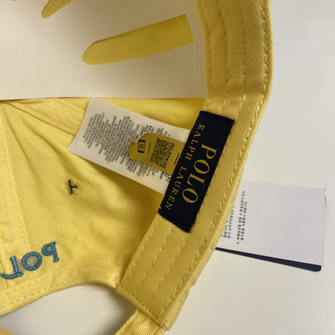 Polo Ralph Lauren Classic Embroidered Baseball Cap, Sun Hat, Yellow, Cotton 5 i1728827310 4275 8