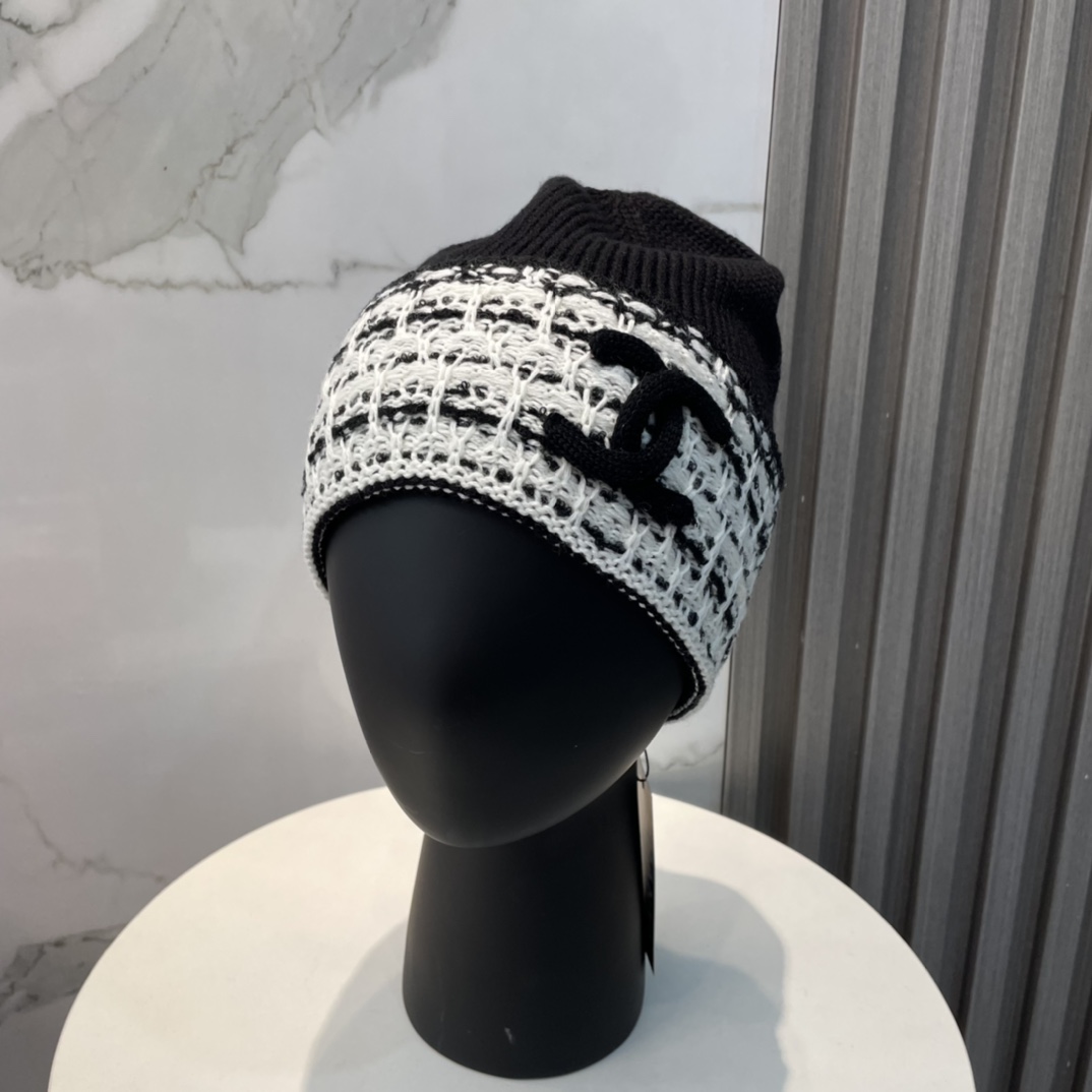 Clon 1: 1
 Chanel Sombreros Sombrero de punto Tejido Colección otoño – invierno Fashion