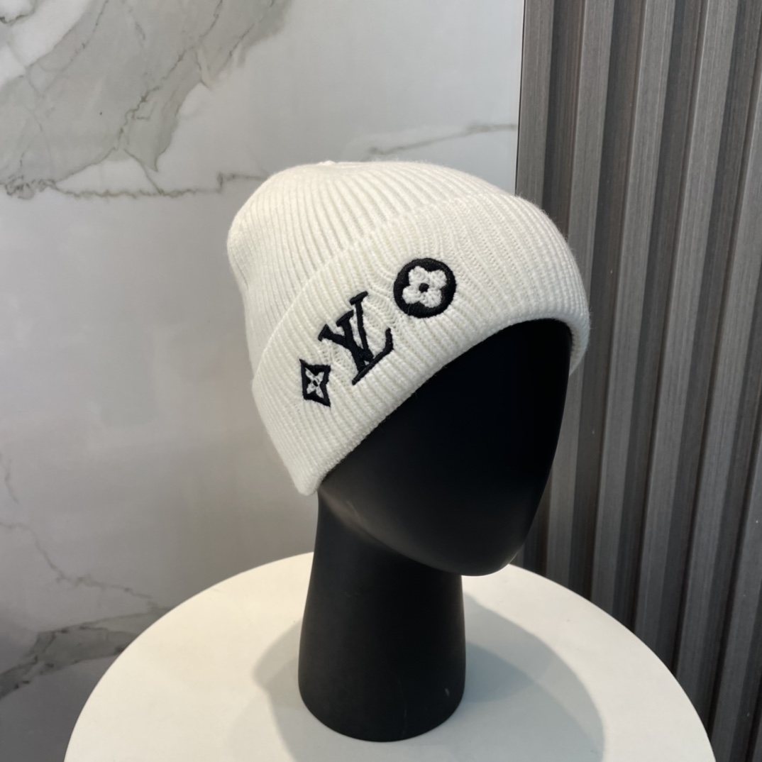 Louis Vuitton Sombreros Sombrero de punto Universal para hombres y mujeres Tejido