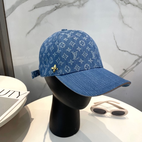 Louis Vuitton Denim Jacquard Baseball Cap - Adjustable Fit, Stylish Design 1 Louis Vuitton Denim Jacquard Baseball Cap - Adjustable Fit, Stylish Design