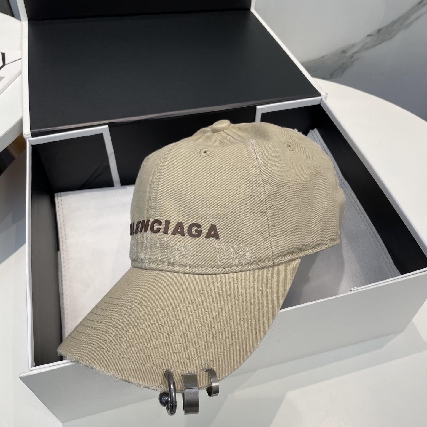 [Balenciaga Hats]BALENCIAGA Balenciaga new logo baseball cap Cool color system