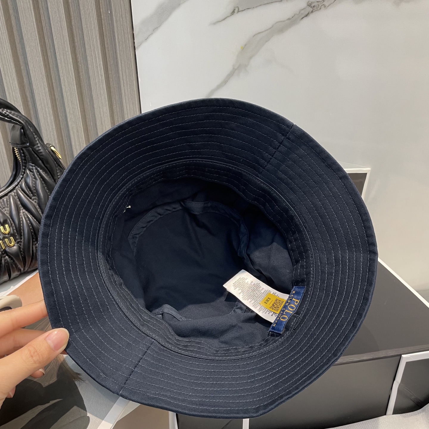 【配防尘袋】【保罗 POLO】最新宫殿经典刺绣渔夫帽,太阳帽,4D刺绣,釆用意大利进囗帆布,精工细做缝制