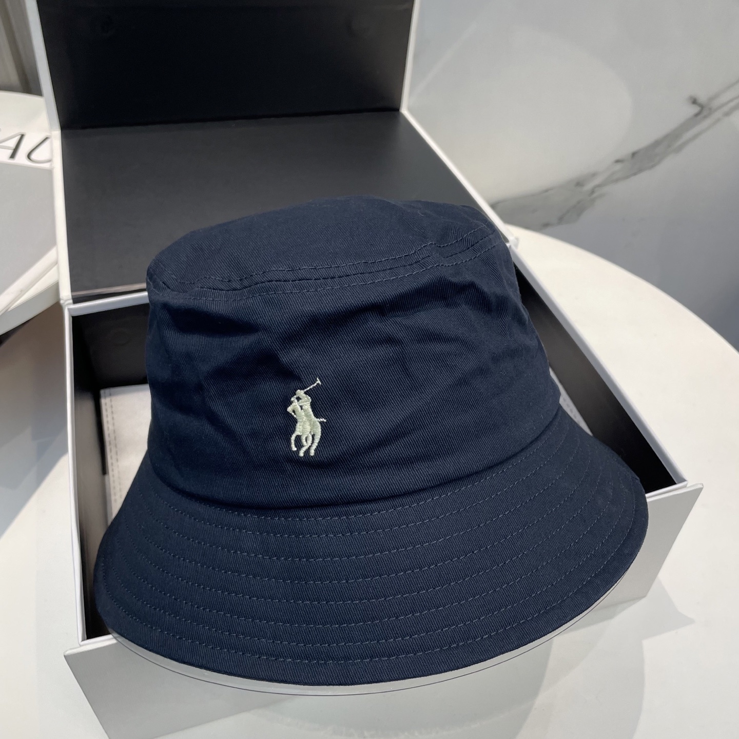 【配防尘袋】【保罗 POLO】最新宫殿经典刺绣渔夫帽,太阳帽,4D刺绣,釆用意大利进囗帆布,精工细做缝制