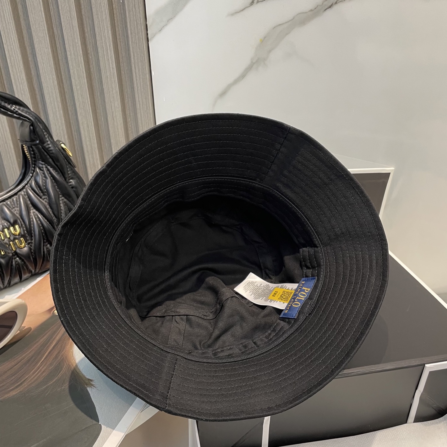 【配防尘袋】【保罗 POLO】最新宫殿经典刺绣渔夫帽，太阳帽，4D刺绣，釆用意大利进囗帆布，精工细做缝制