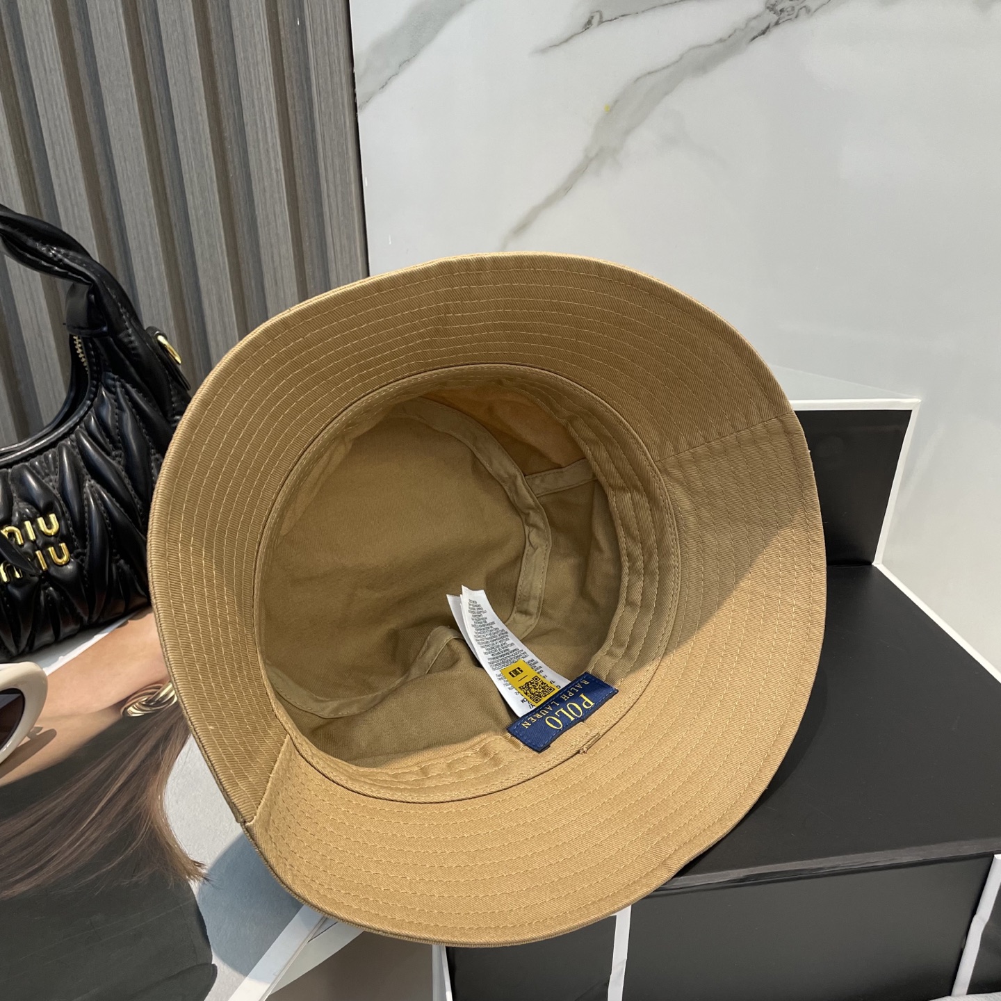 【配防尘袋】【保罗 POLO】最新宫殿经典刺绣渔夫帽  太阳帽，4D刺绣，釆用意大利进囗帆布，精工细做缝