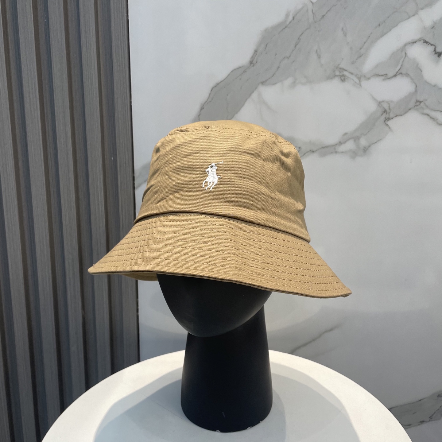 【配防尘袋】【保罗 POLO】最新宫殿经典刺绣渔夫帽  太阳帽，4D刺绣，釆用意大利进囗帆布，精工细做缝