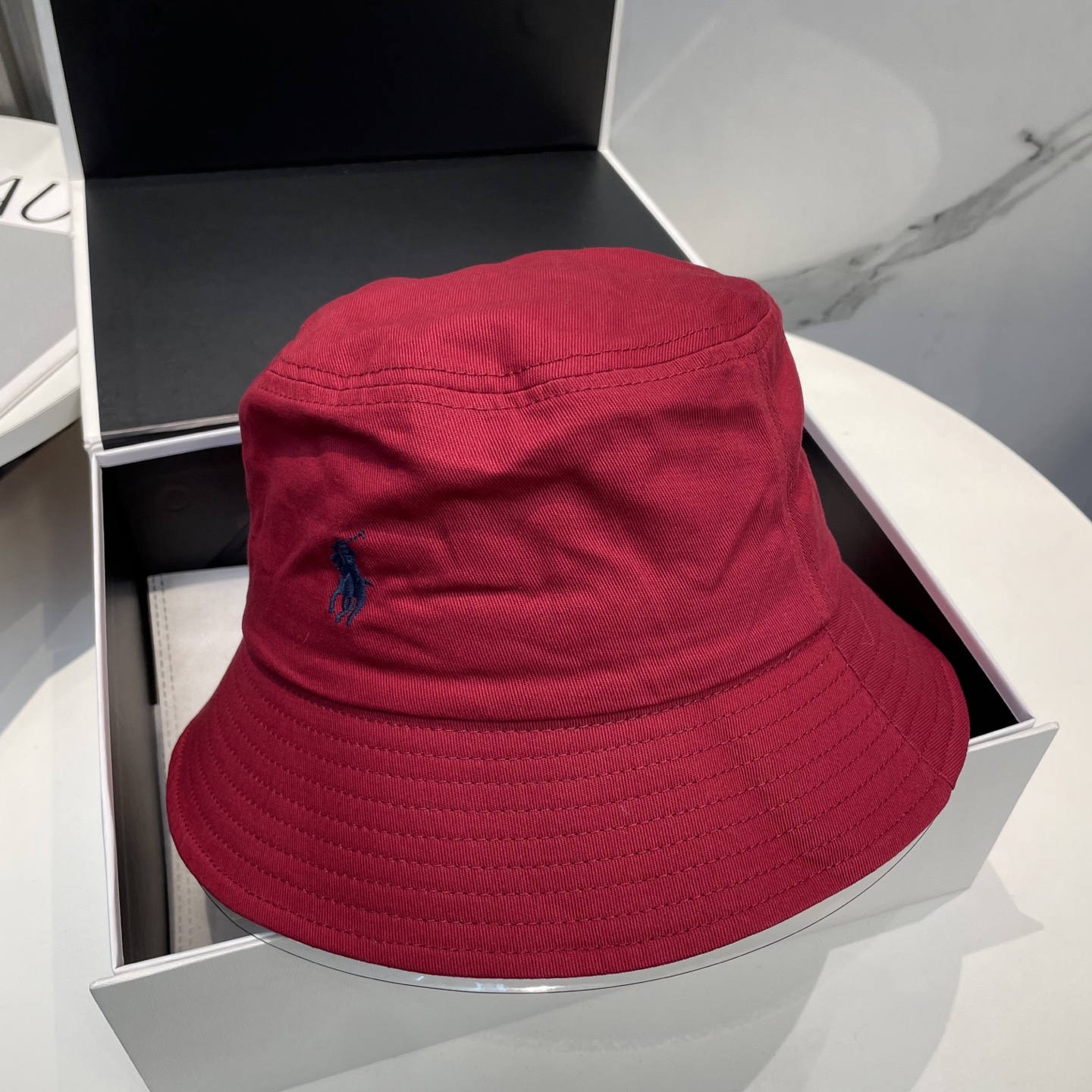 【配防尘袋】【保罗 POLO】最新宫殿经典刺绣渔夫帽，太阳帽，4D刺绣，釆用意大利进囗帆布，精工细做缝制