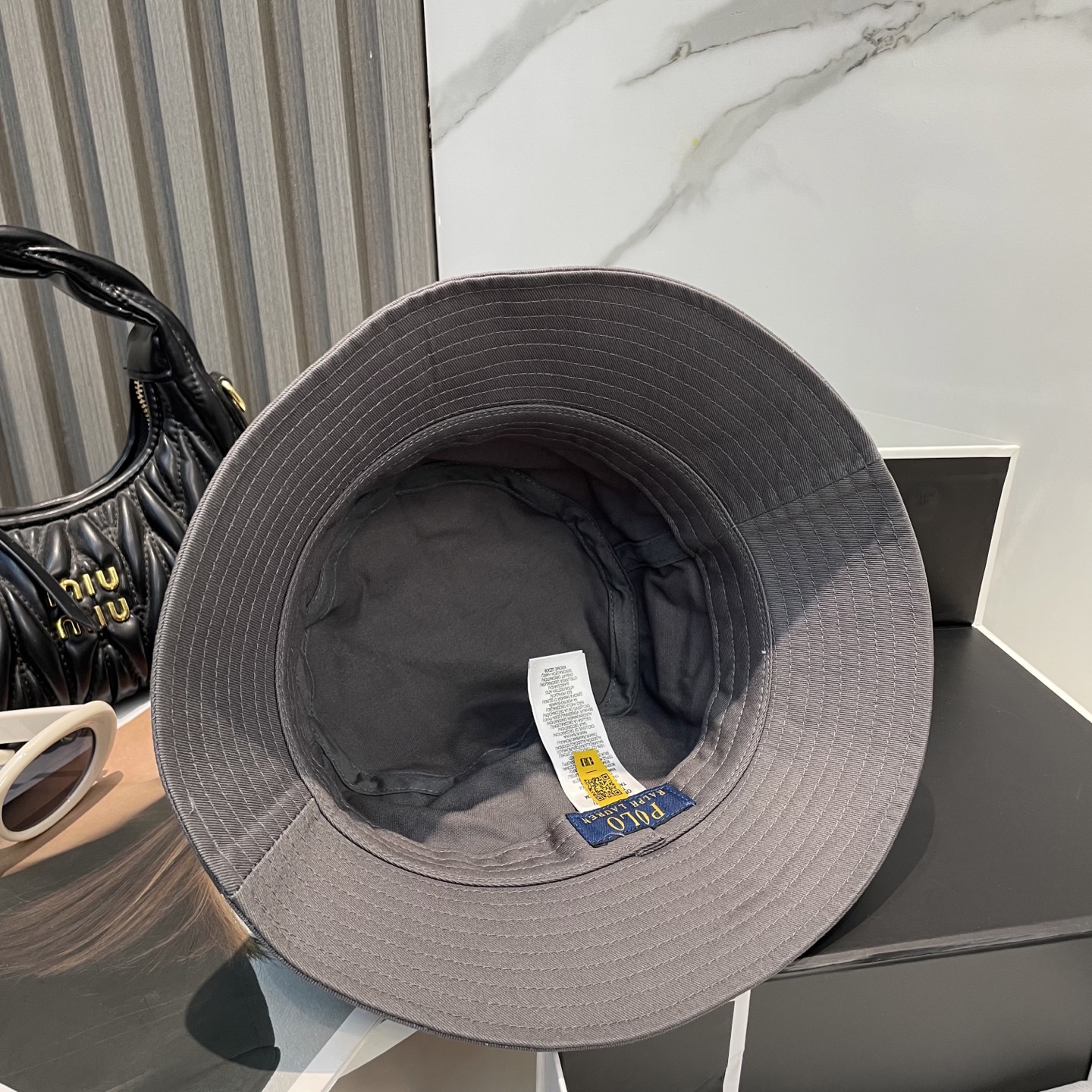 【配防尘袋】【保罗 POLO】最新宫殿经典刺绣渔夫帽，太阳帽，4D刺绣，釆用意大利进囗帆布，精工细做缝制