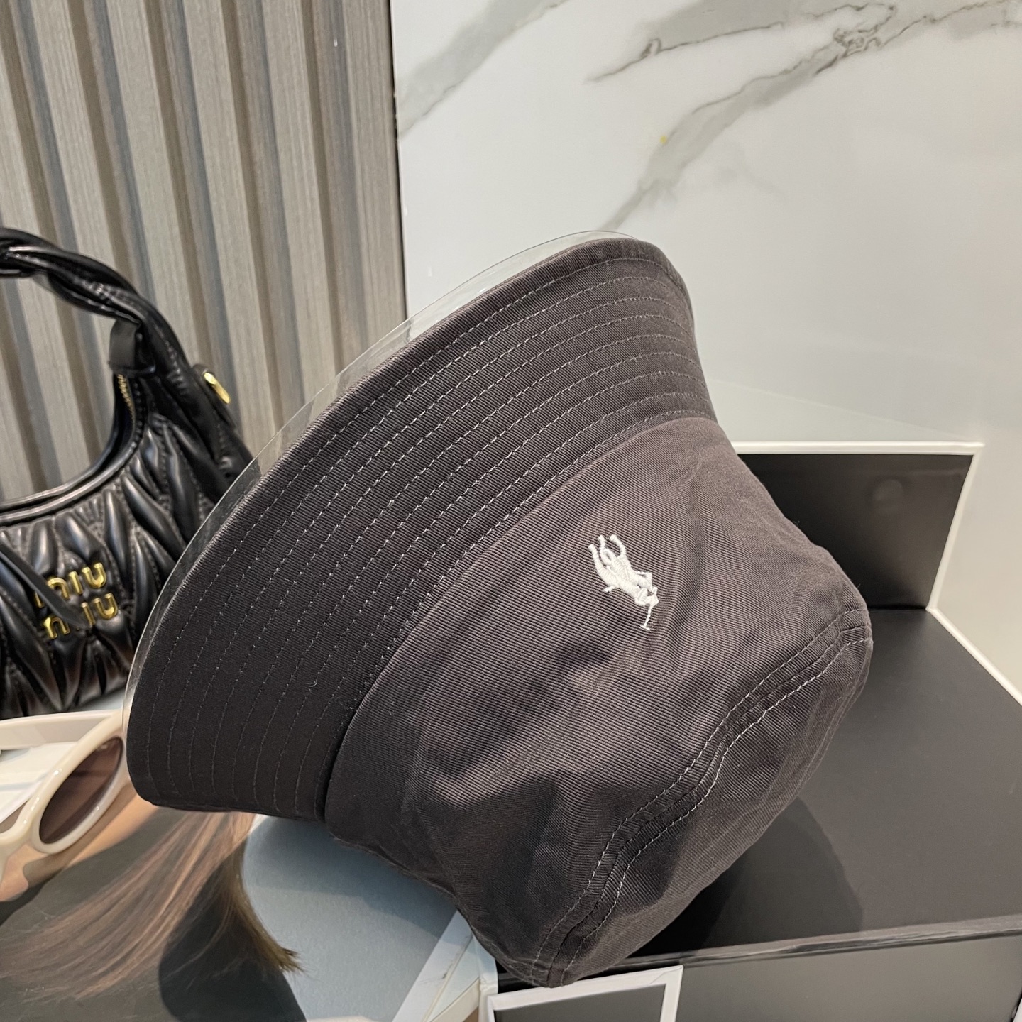 【配防尘袋】【保罗 POLO】最新宫殿经典刺绣渔夫帽太阳帽,4D刺绣,釆用意大利进囗帆布,精工细做缝制而