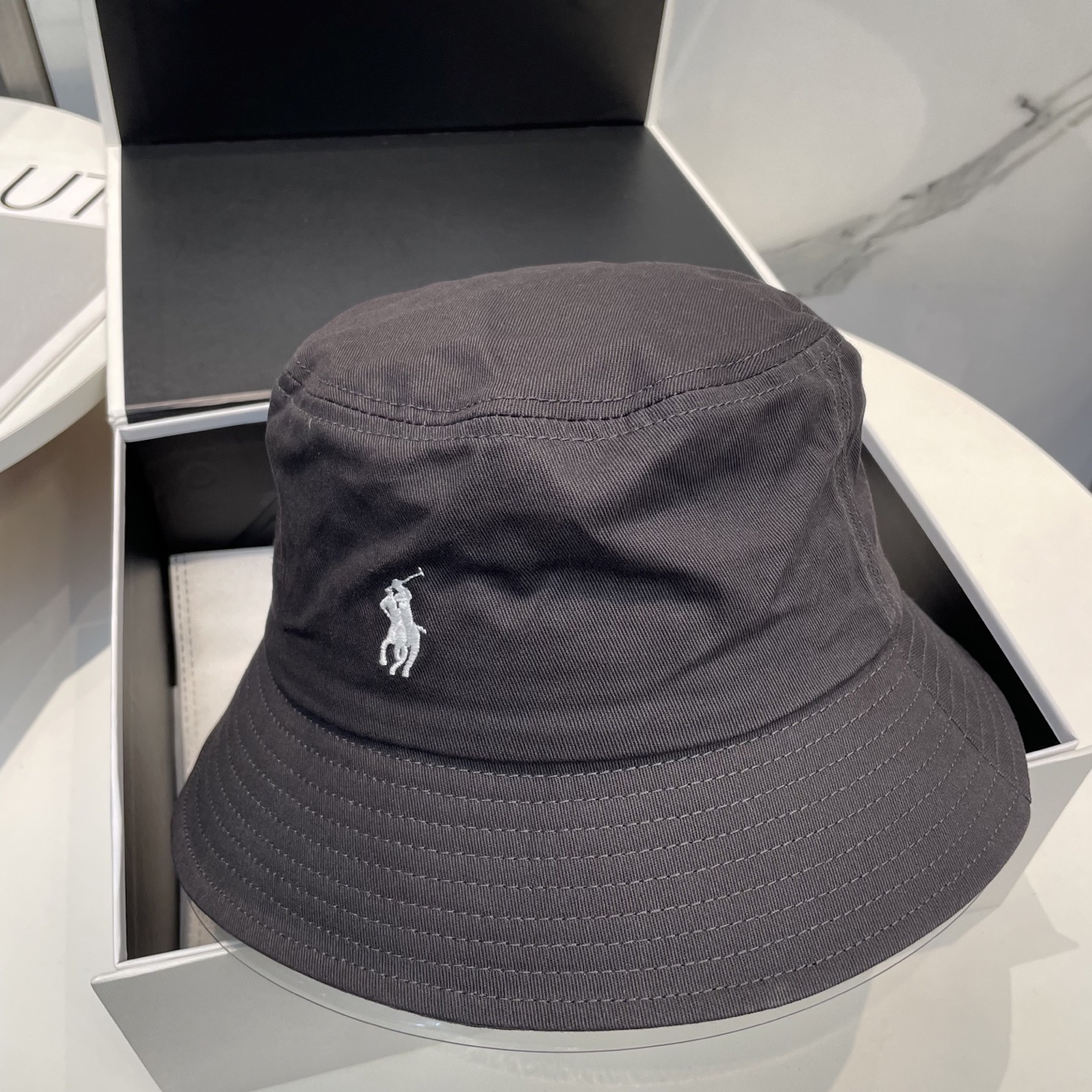 【配防尘袋】【保罗 POLO】最新宫殿经典刺绣渔夫帽太阳帽,4D刺绣,釆用意大利进囗帆布,精工细做缝制而