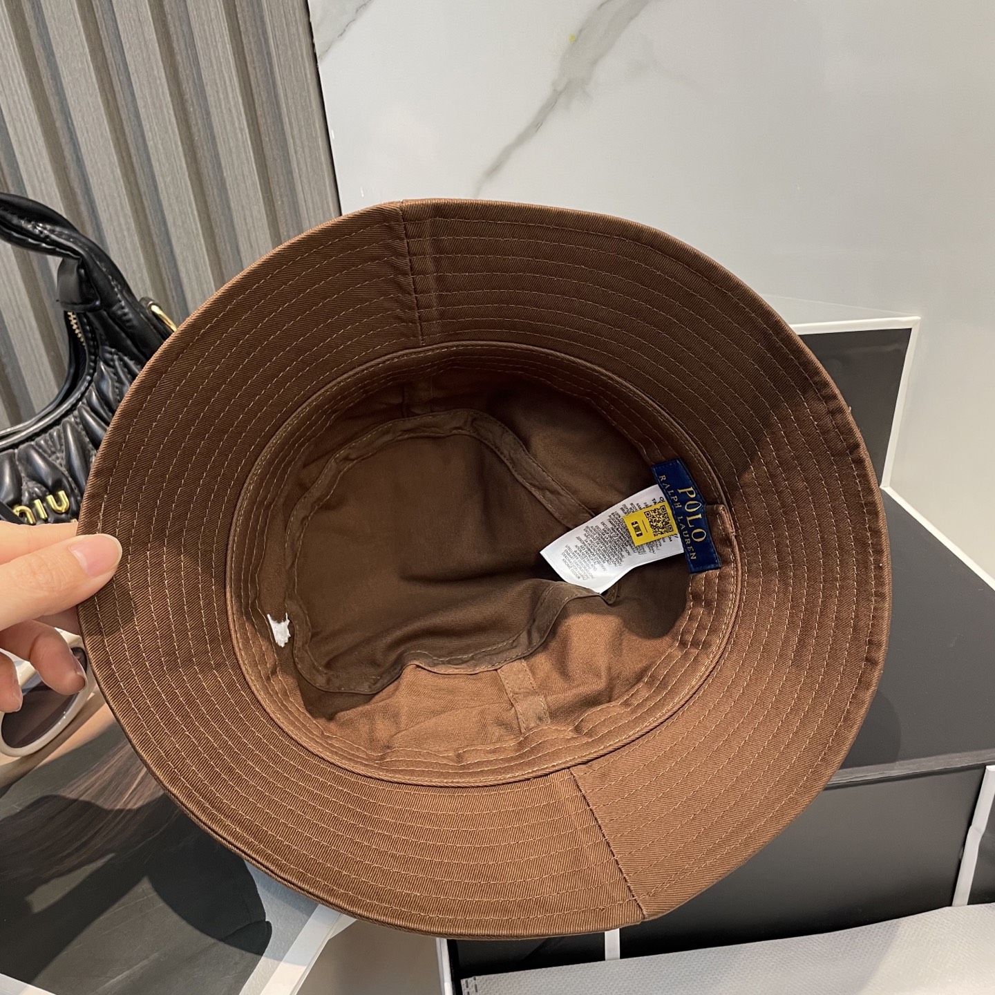 【配防尘袋】【保罗 POLO】最新宫殿经典刺绣渔夫帽太阳帽，4D刺绣，釆用意大利进囗帆布，精工细做缝制而