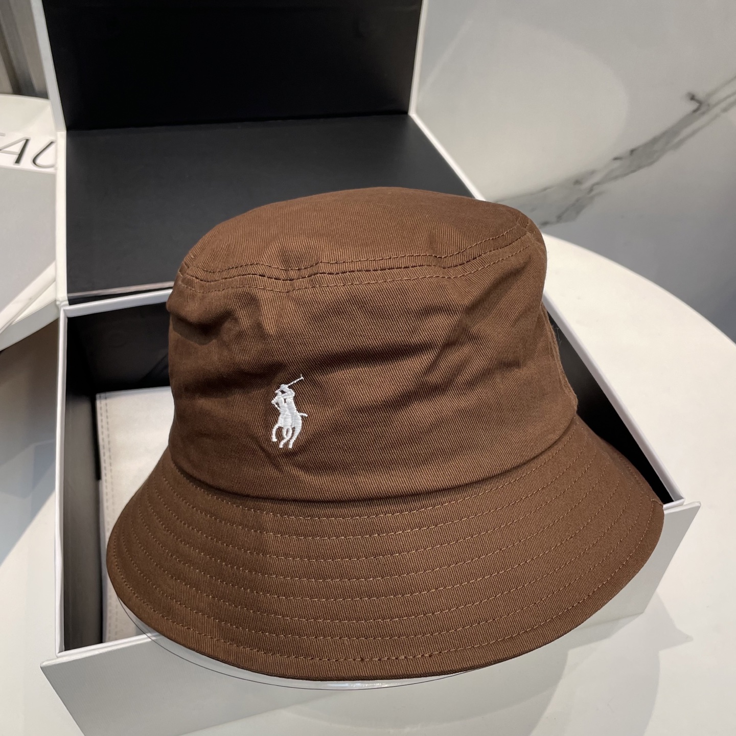 【配防尘袋】【保罗 POLO】最新宫殿经典刺绣渔夫帽太阳帽，4D刺绣，釆用意大利进囗帆布，精工细做缝制而