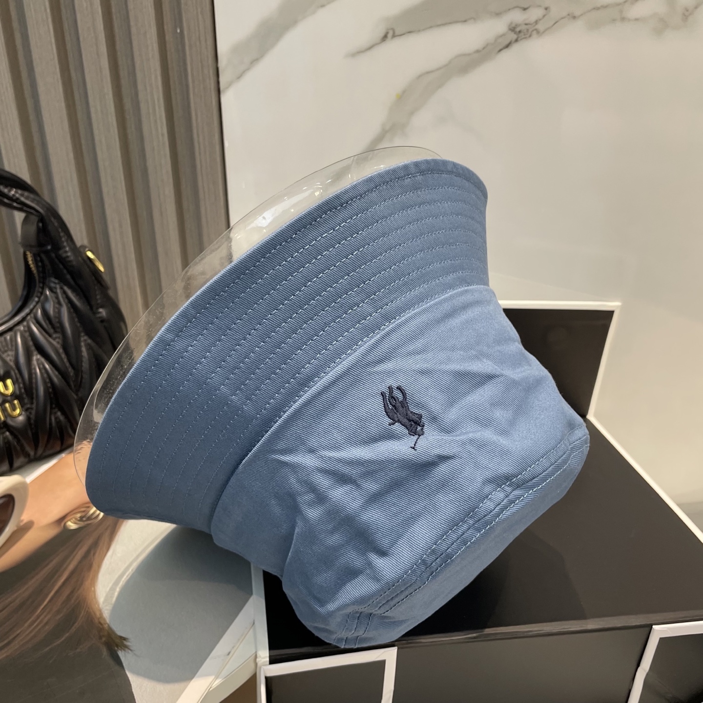 【配防尘袋】【保罗 POLO】最新宫殿经典刺绣渔夫帽太阳帽,4D刺绣,釆用意大利进囗帆布,精工细做缝制而