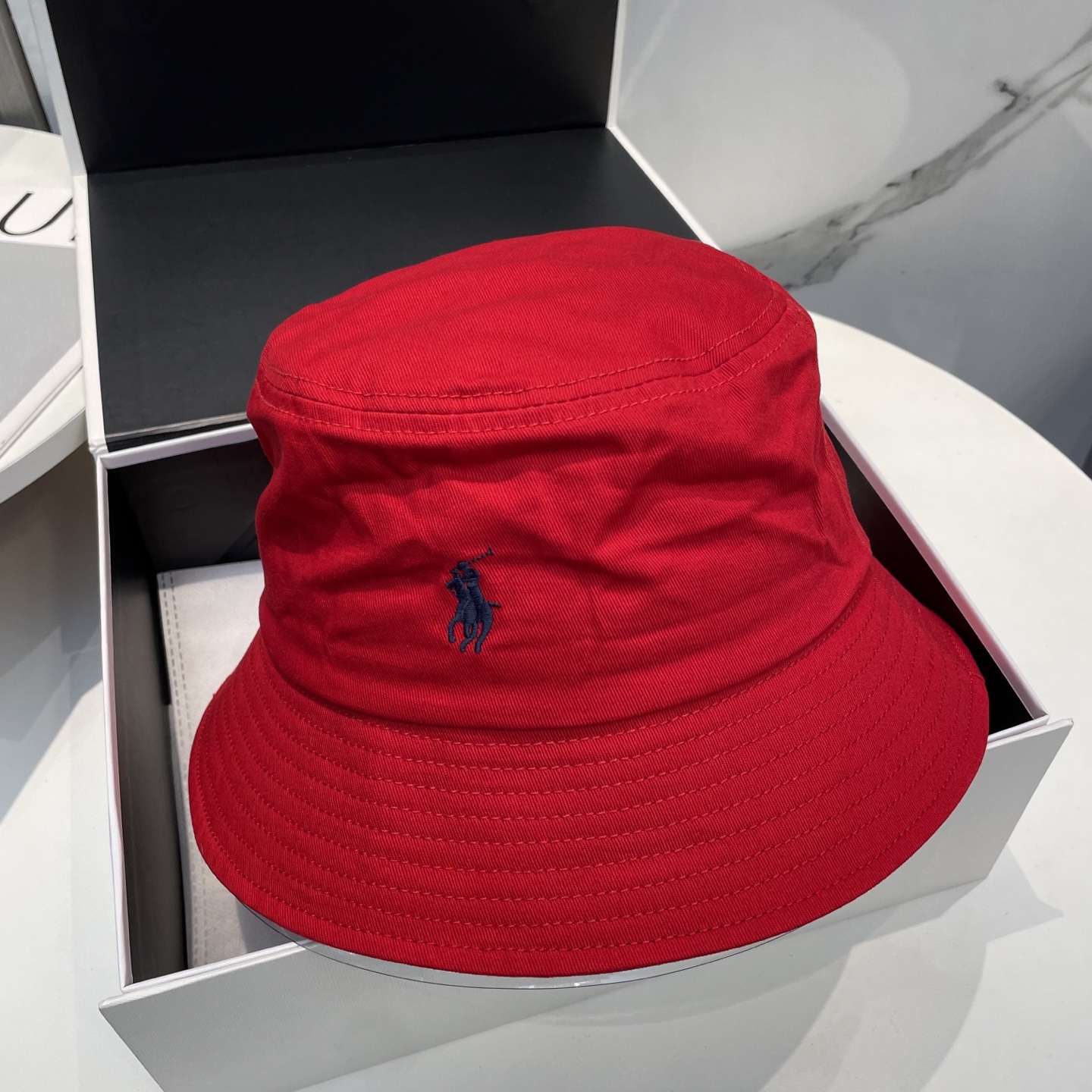 【配防尘袋】【保罗 POLO】最新宫殿经典刺绣渔夫帽太阳帽，4D刺绣，釆用意大利进囗帆布，精工细做缝制而