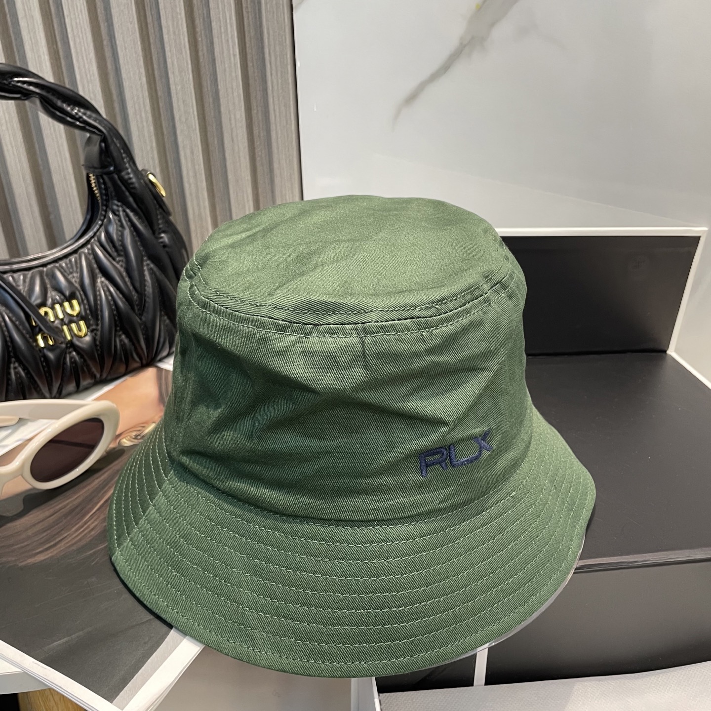 【配防尘袋】【保罗 POLO】最新宫殿经典刺绣渔夫帽太阳帽，4D刺绣，釆用意大利进囗帆布，精工细做缝制而