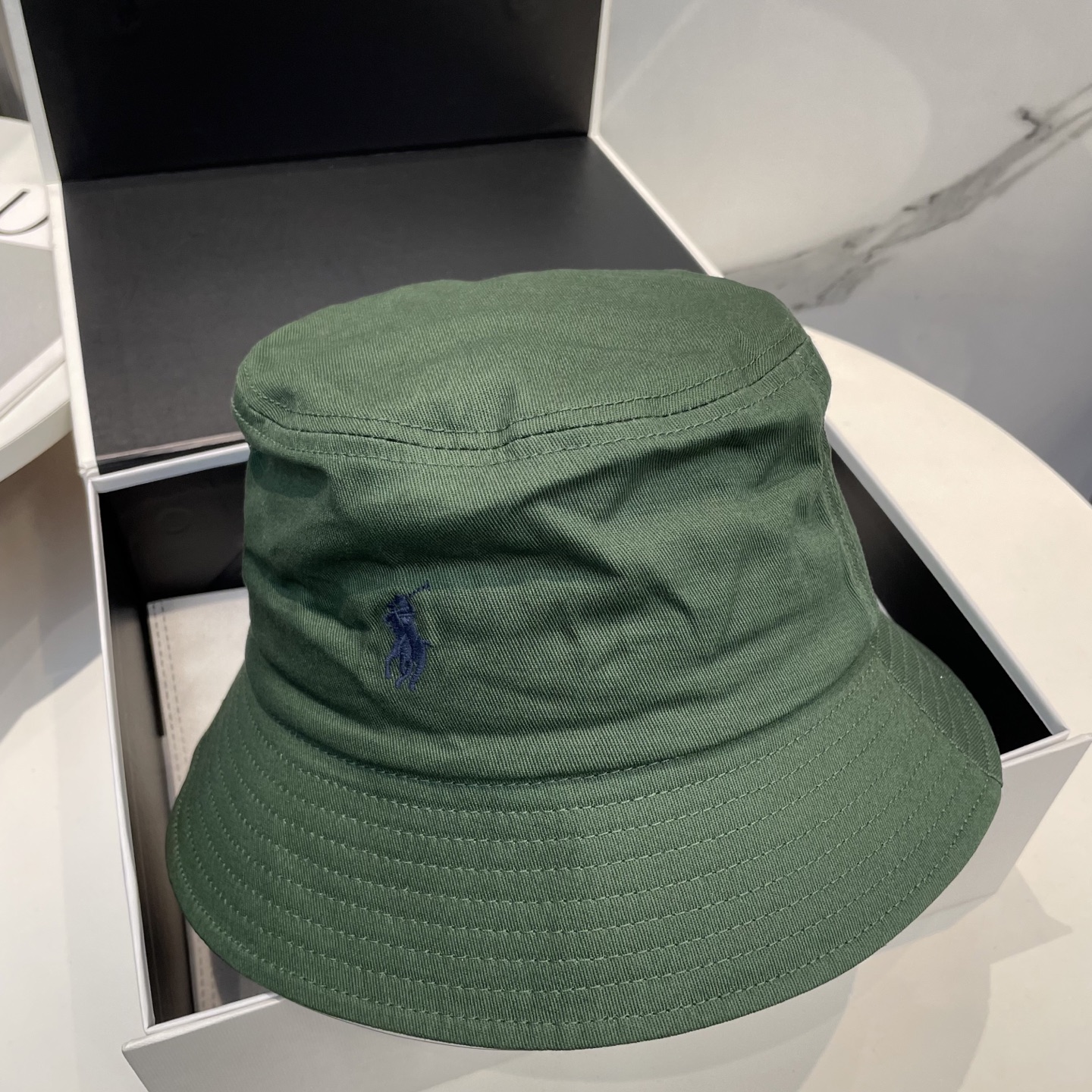 【配防尘袋】【保罗 POLO】最新宫殿经典刺绣渔夫帽太阳帽，4D刺绣，釆用意大利进囗帆布，精工细做缝制而