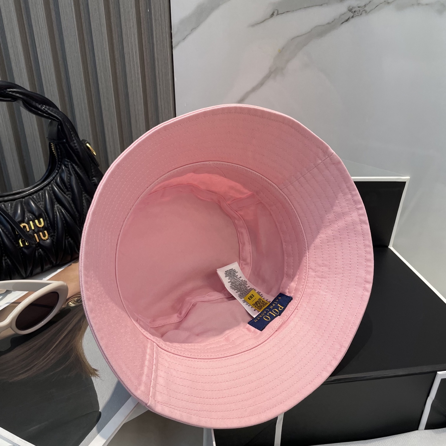 【配防尘袋】【保罗 POLO】最新宫殿经典刺绣渔夫帽太阳帽，4D刺绣，釆用意大利进囗帆布，精工细做缝制而