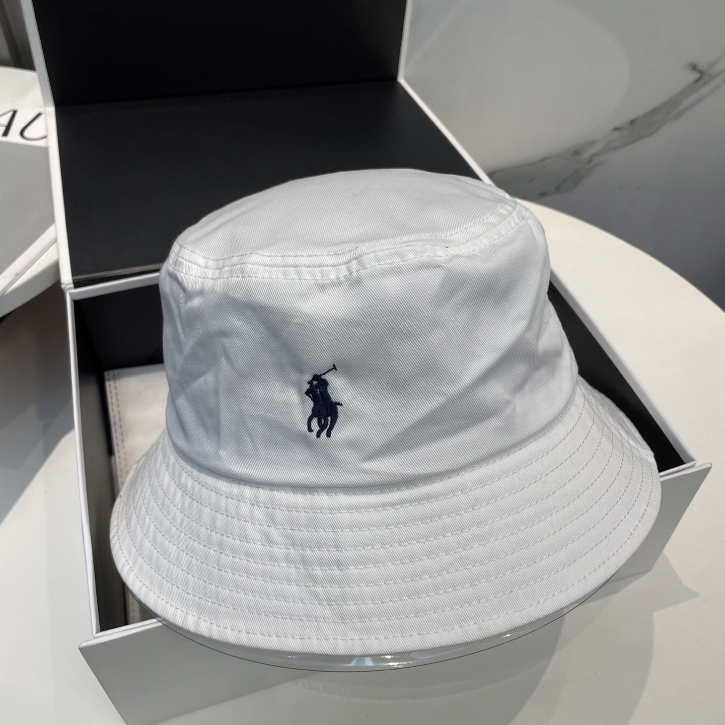 【配防尘袋】【保罗 POLO】最新宫殿经典刺绣渔夫帽太阳帽，4D刺绣，釆用意大利进囗帆布，精工细做缝制而