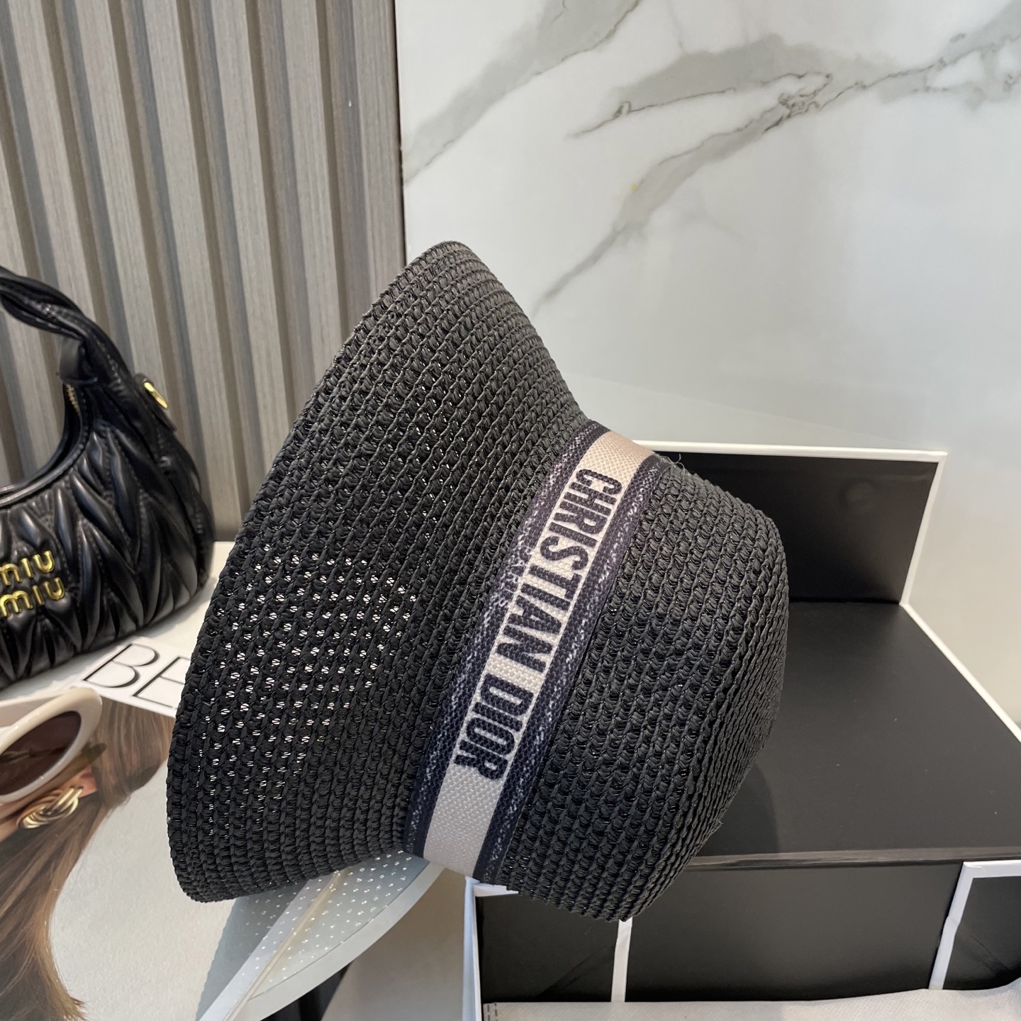 
迪奥Dior 新款草帽，高级定制，名媛风，细节待上，夏季防晒防紫外线，出行必备，百搭好看