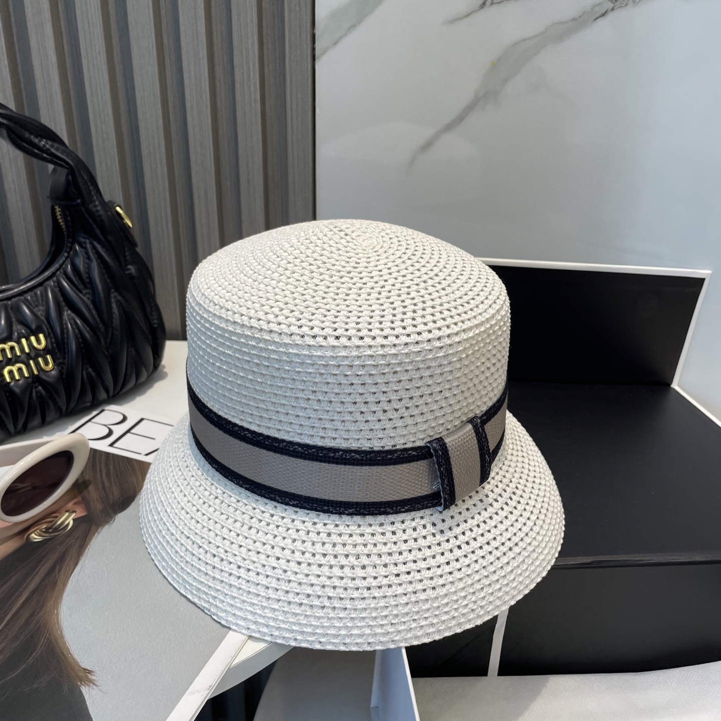 
迪奥Dior 新款草帽，高级定制，名媛风，细节待上，夏季防晒防紫外线，出行必备，百搭好看