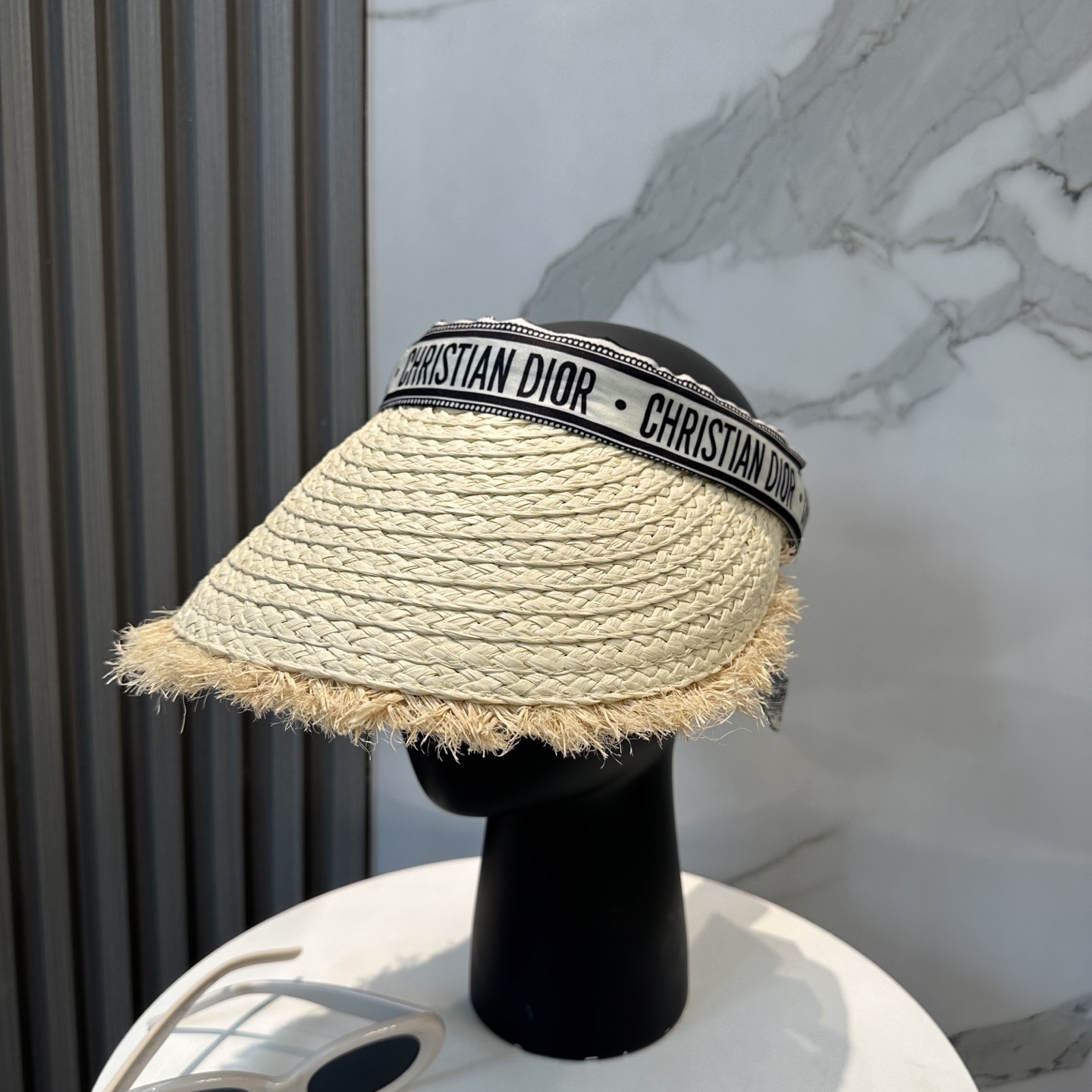 迪奥 Dior 空顶帽 高级定制,名媛风,细节待上,夏季防晒防紫外线,出行必备,百搭好看