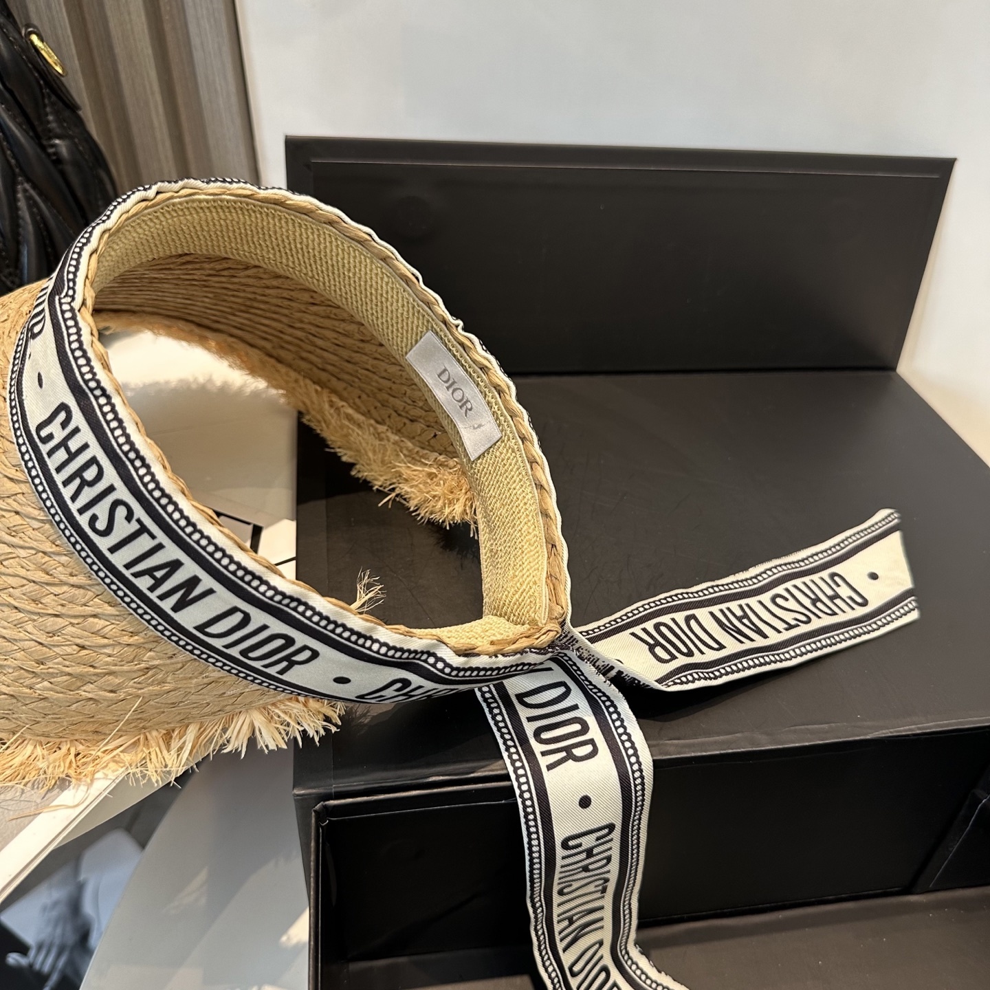 迪奥 Dior 空顶帽 高级定制,名媛风,细节待上,夏季防晒防紫外线,出行必备,百搭好看