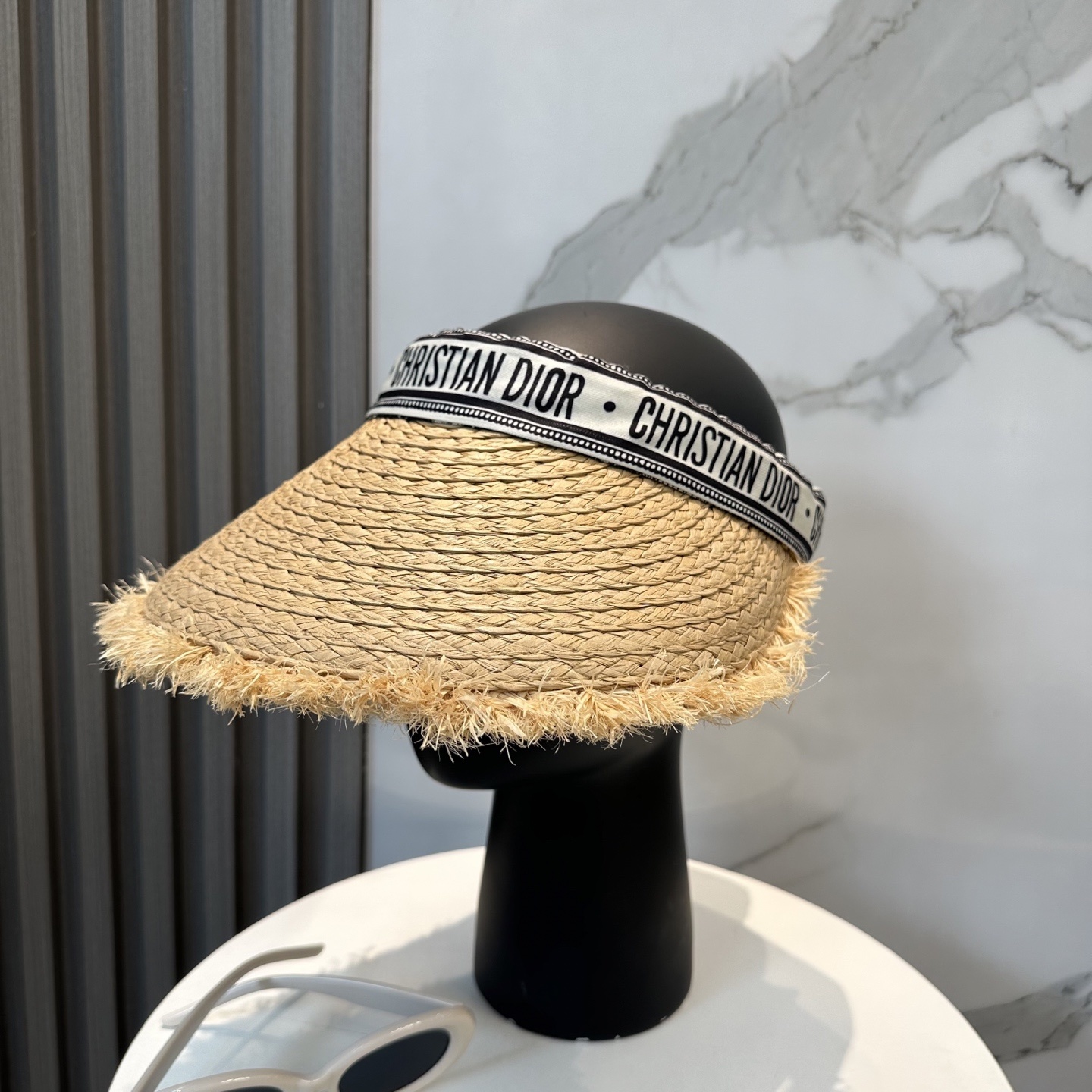 迪奥 Dior 空顶帽 高级定制,名媛风,细节待上,夏季防晒防紫外线,出行必备,百搭好看