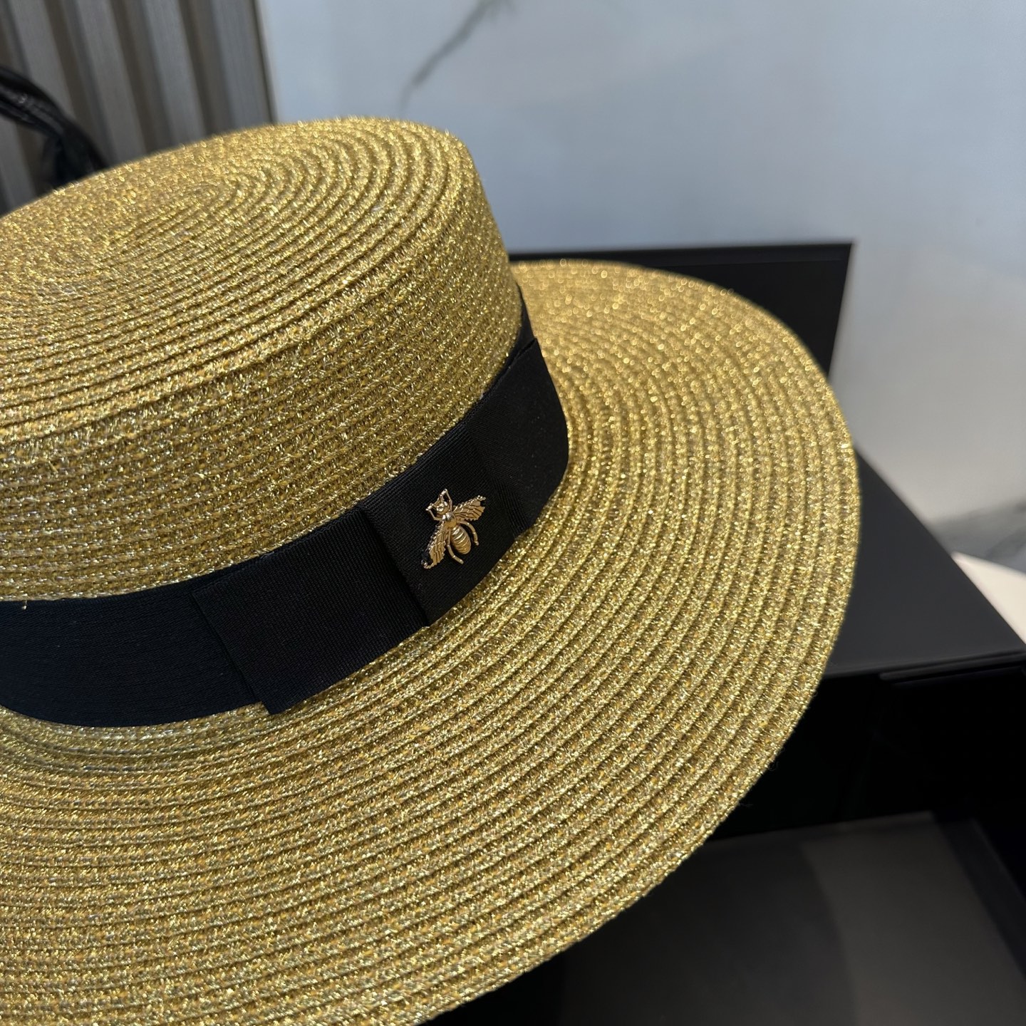  古奇Gucci新款草帽，高级定制，名媛风，细节待上，夏季防晒防紫外线，出行必备，百搭好看