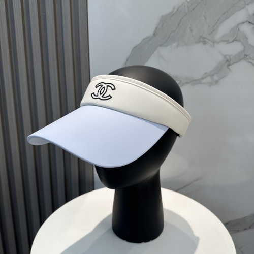Chanel Women's Visor Hat Breathable Ice Silk Fabric, Stylish and Comfortable 1 Chanel Women's Visor Hat Breathable Ice Silk Fabric, Stylish and Comfortable
