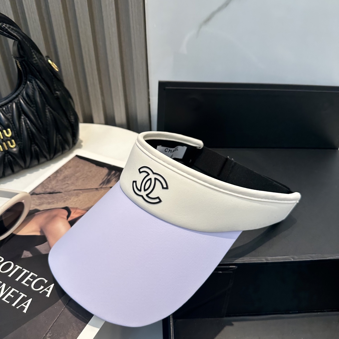 Chanel Women's Ice Silk Sun Visor Hat - Breathable & UV Protection 3 i1748416059434 5913 0 1