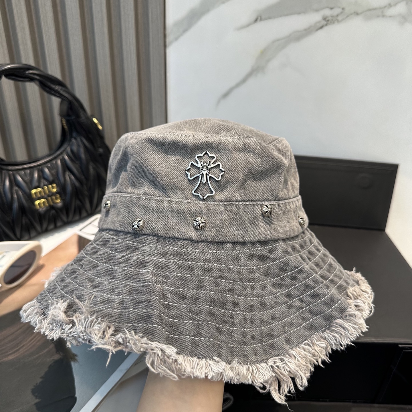 [Chrome Hearts Hats]Kroxin new loose beard soft cowboy fisherman hatSummer