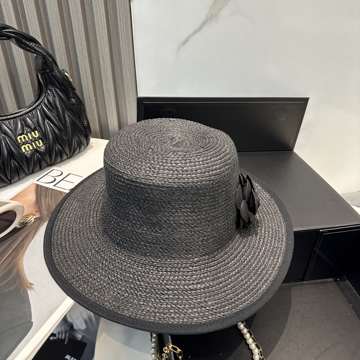 
香奈儿 2025新款草帽，高级定制，名媛赫本风，细节待上，夏季防晒防紫外线，出行必备，百搭好看