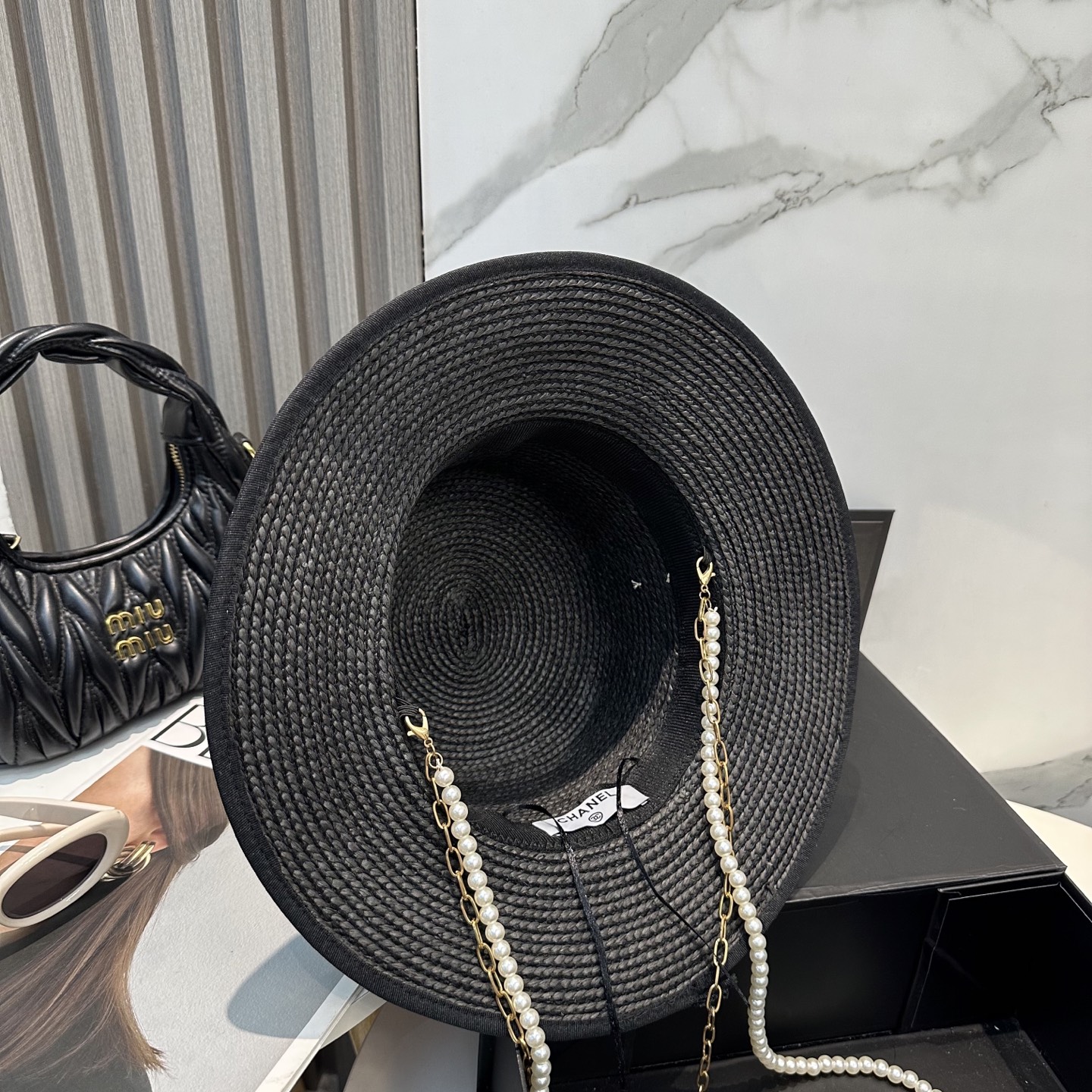 
香奈儿 2025新款草帽，高级定制，名媛赫本风，细节待上，夏季防晒防紫外线，出行必备，百搭好看