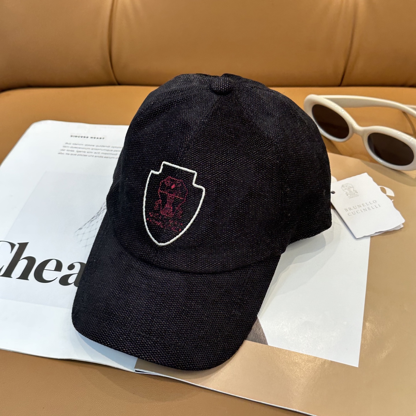 brunello cucinelli布鲁内洛 •库奇内利 专柜新款高版本棒球帽，大牌同步，超好出货！颜色