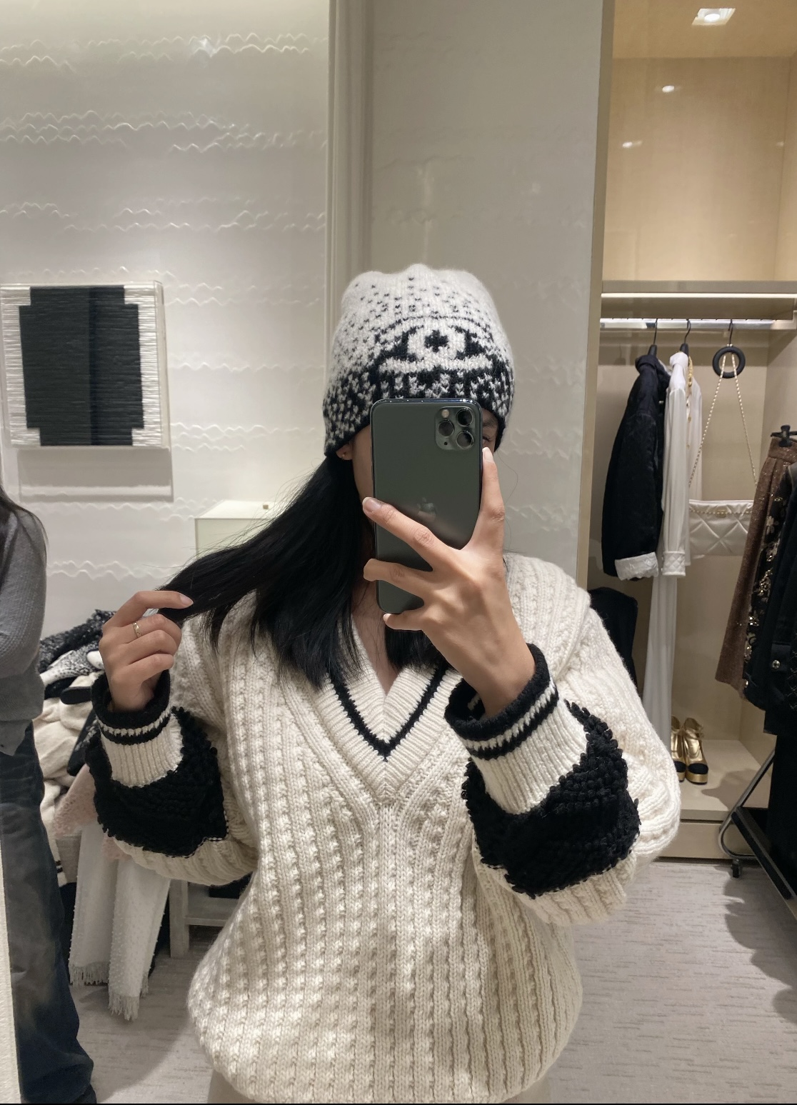 Cha官网品质香奈儿秋冬网红时尚博主推荐款针织帽，藏着不动声色的高级感，每一处线条都透着利落大方，简约而