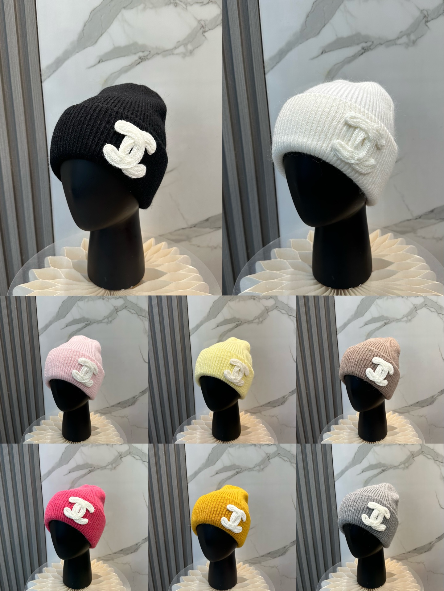 香奈儿CHANEL 小香爆款针织帽！小红书新品发布，太🉑️了，高弹面料 经典色系，男女同款哦