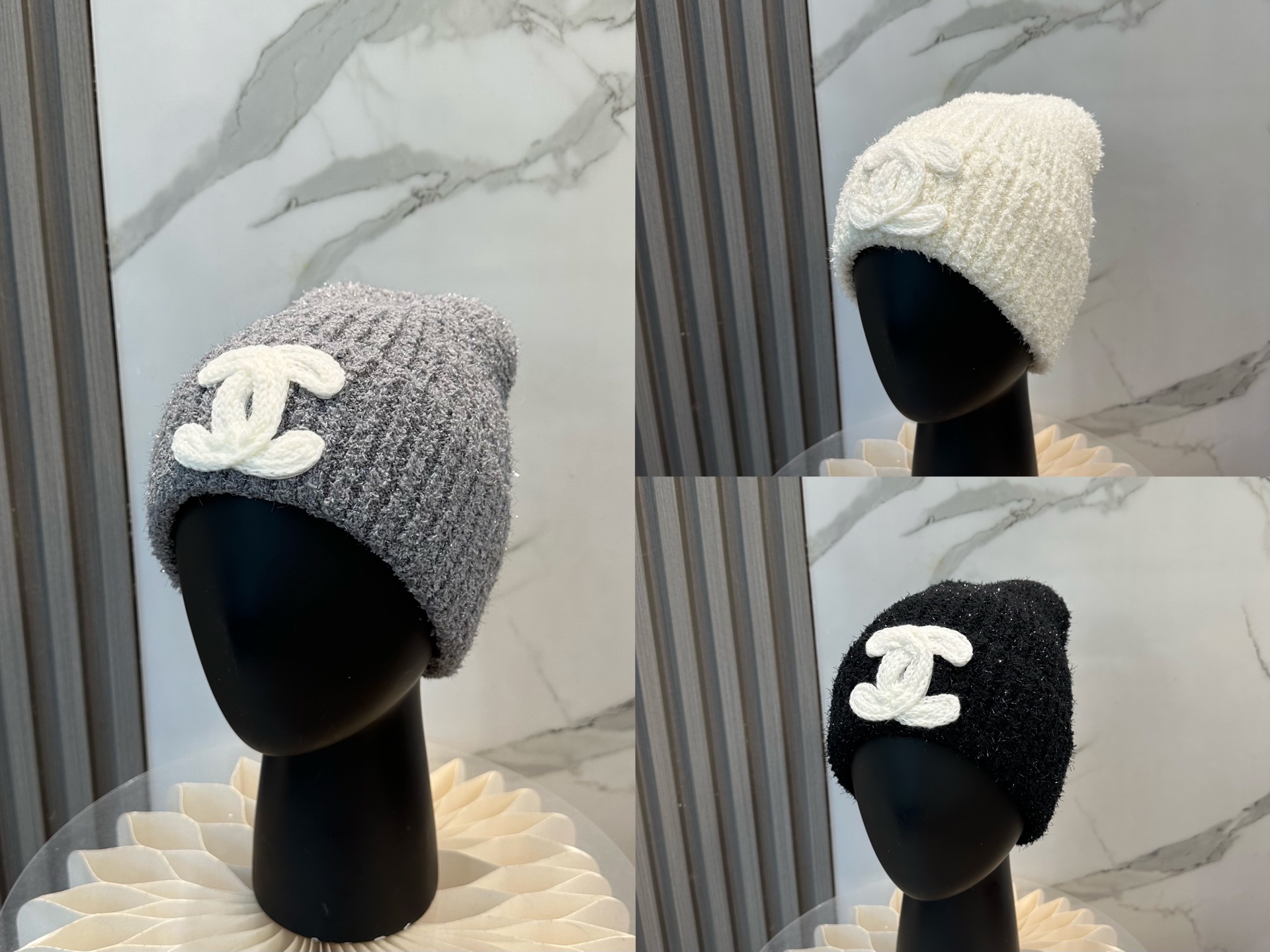 香奈儿CHANEL 小香爆款针织帽！小红书新品发布，太🉑️了，高弹面料 经典色系，男女同款哦